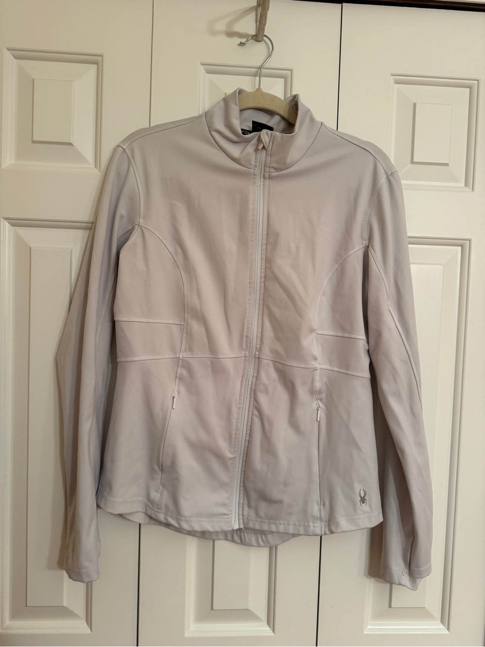 Spyder Women's White Zip-Up Jacket